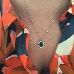 Kendra Scott Blue Apatite Adjustable Pendant